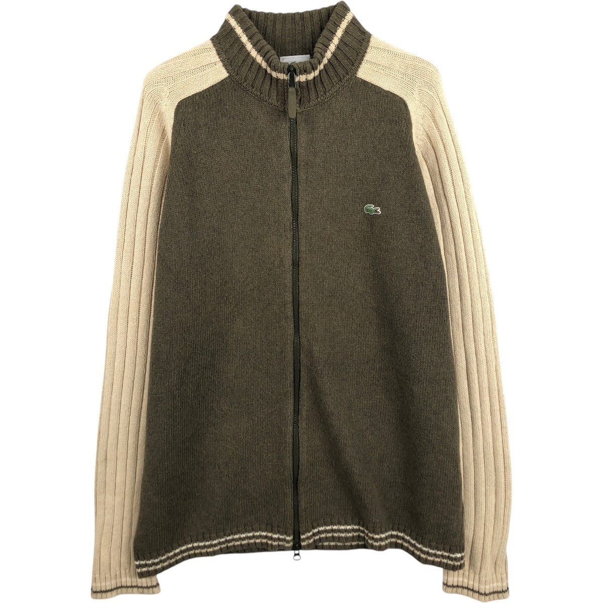 古着 ラコステ LACOSTE ドライバーズニットセーター 7 メンズXXL相当/eaa672433
