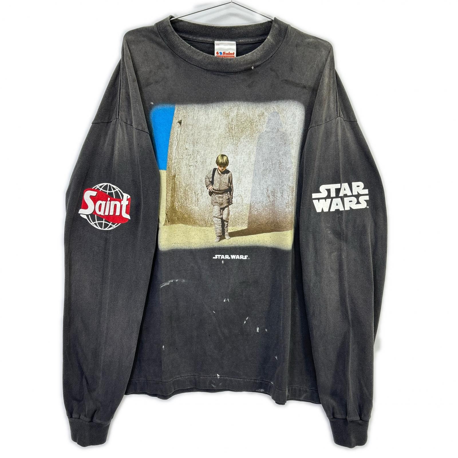 セントマイケル ×スターウォーズ SM-HR8-0000-C64 DARTHVADER SW LS TEE XL