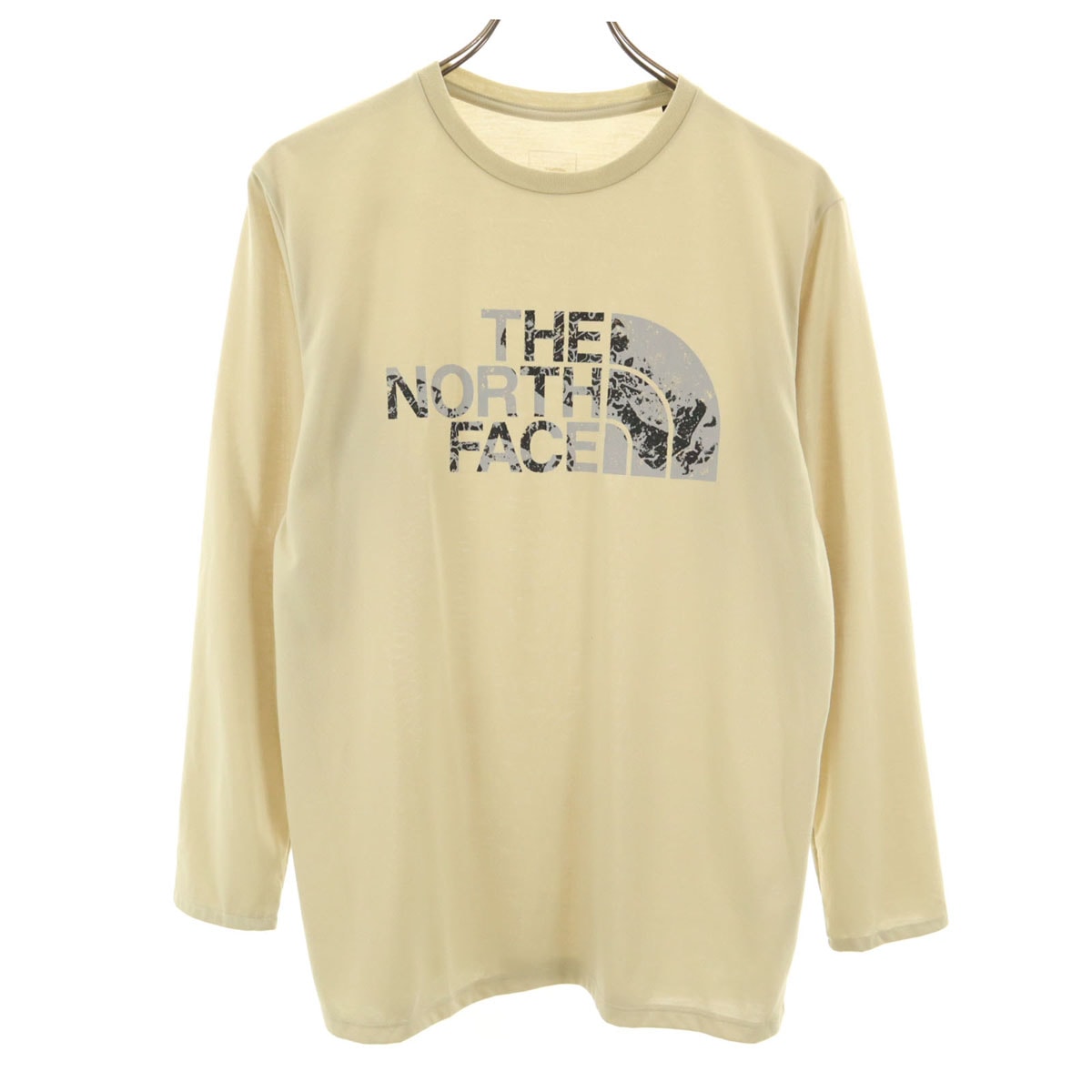THE NORTH FACE ノースフェイス 長袖 Tシャツ M オリーブベージュ系 NT32290 アウトドア ロンT