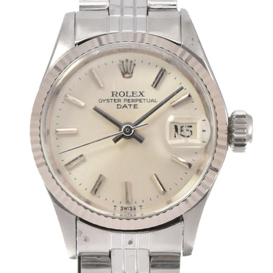 値下 ロレックス ROLEX 6619 ヴィンテージ オイスターパーペチュアル デイト Cal.1161 自動巻き レディース 良品 M#143735