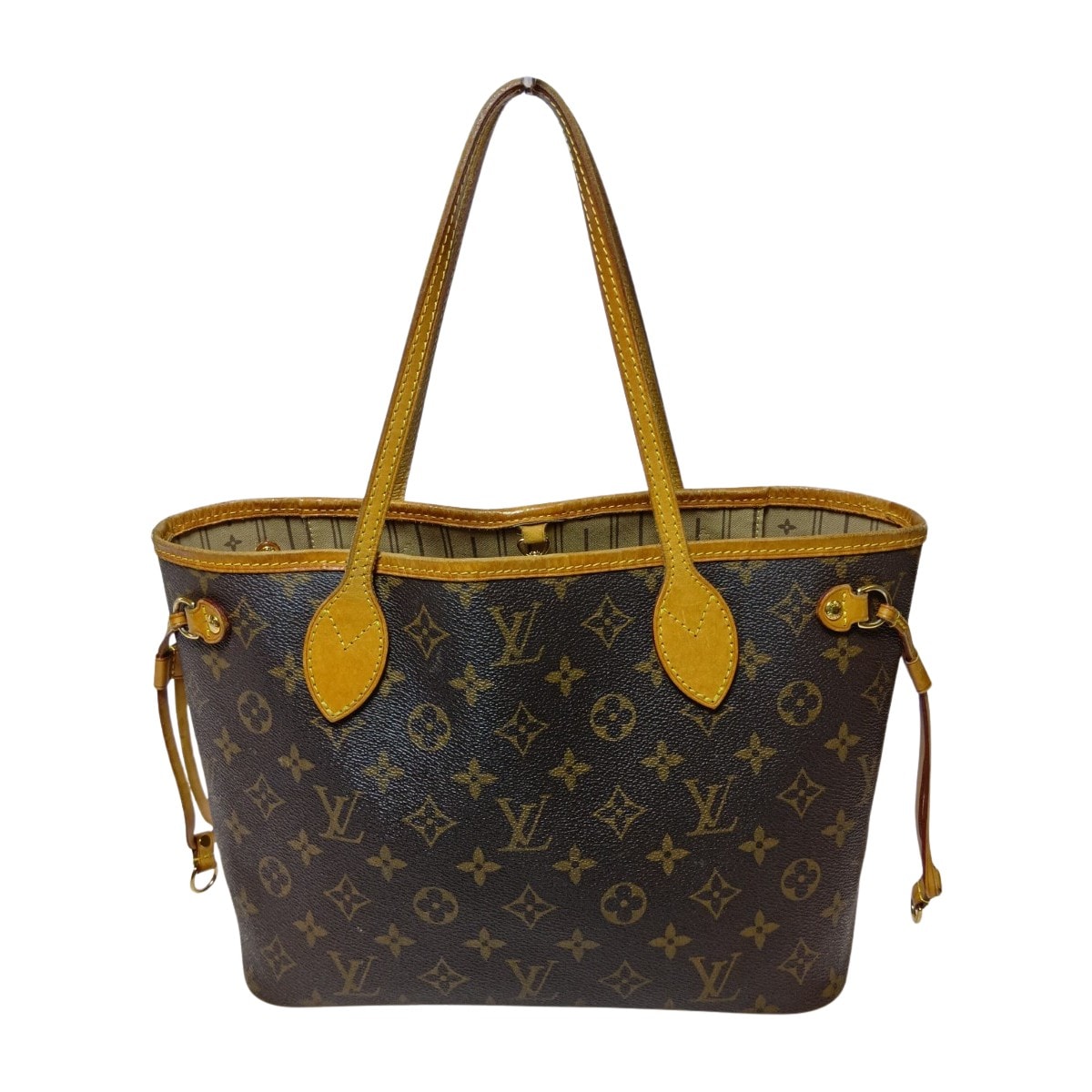 ◎◎LOUIS VUITTON ルイヴィトン モノグラム ネヴァーフルPM トートバッグ M40155 ブラウン