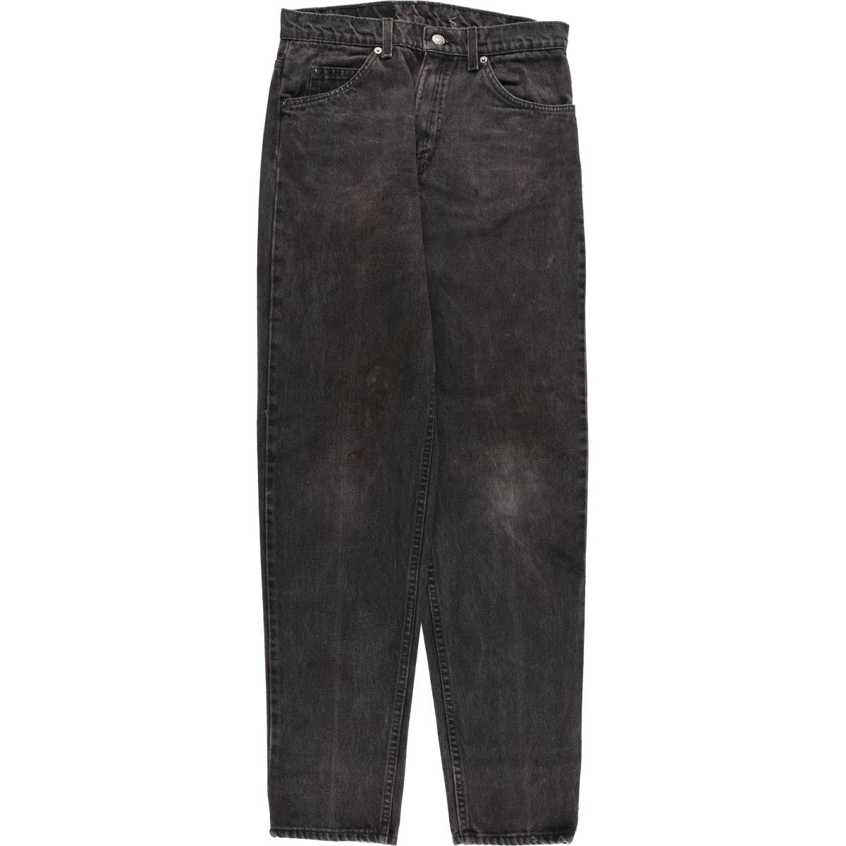 古着 90年代 リーバイス Levi's 40550-4159 RELAXED FIT TAPERED LEG オレンジタブ ブラックデニム テーパードデニムパンツ USA製 メンズw29相当 ヴィンテージ/evb030865