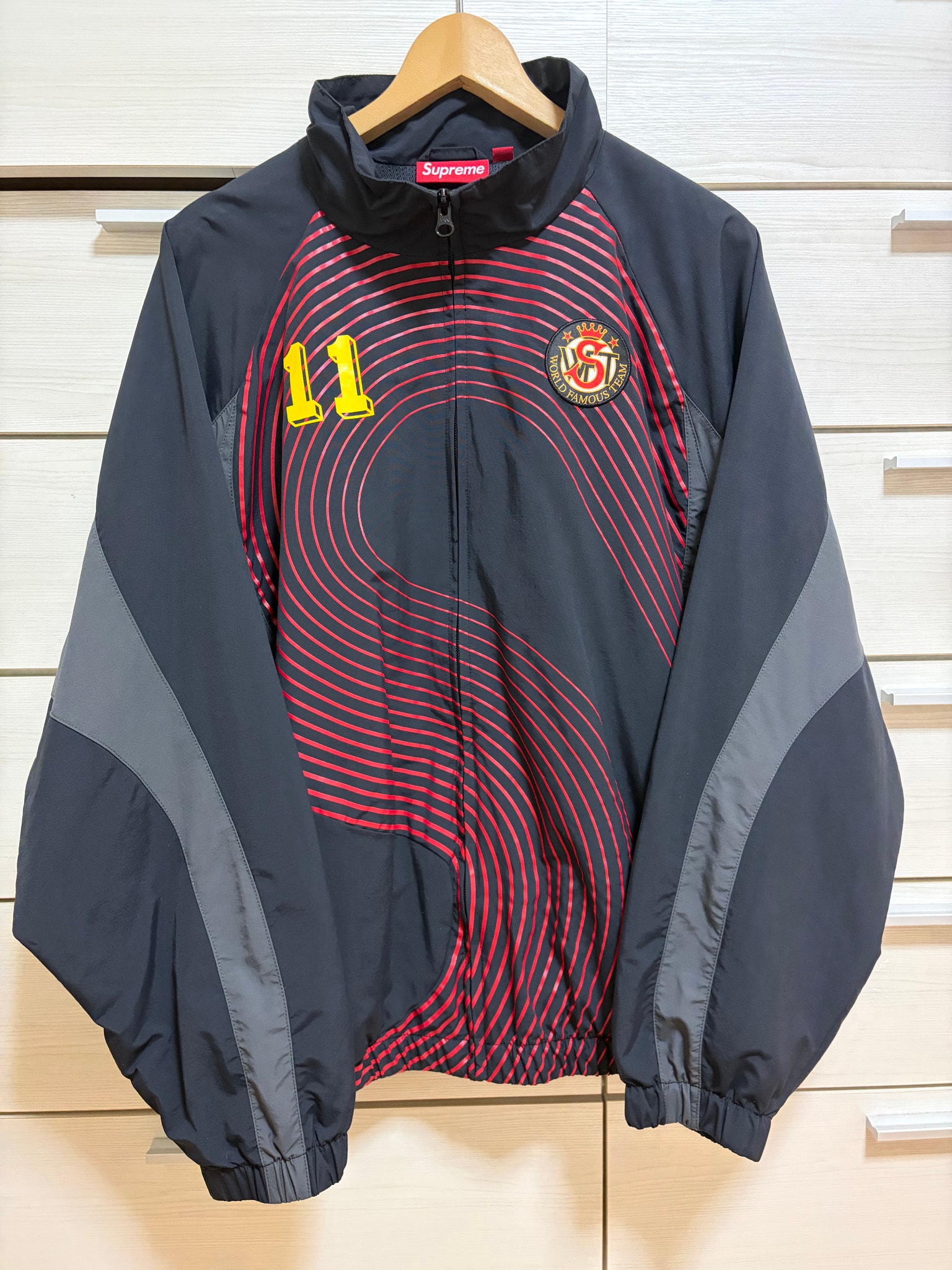 Supreme S Logo Track Jacket "Black"