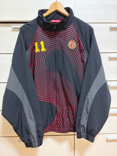 Supreme S Logo Track Jacket "Black"