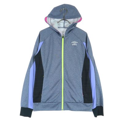 umbro アンブロ マルチカラー 長袖 ジップパーカー M ブルー系 ジャージ