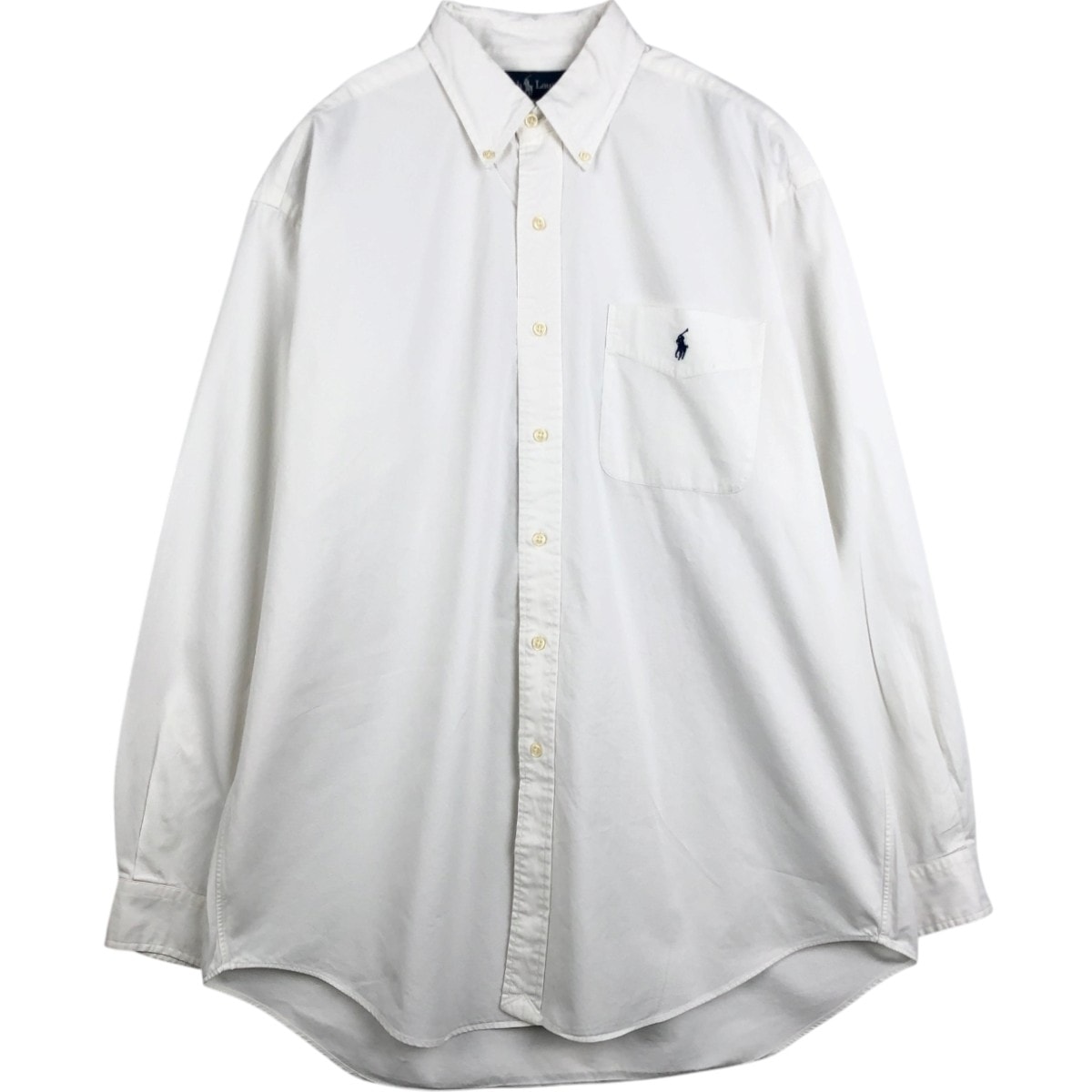 古着 ラルフローレン Ralph Lauren BLAKE 長袖 ボタンダウンシャツ メンズL相当/eaa677200