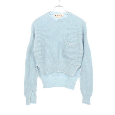 マルニ MARNI クルーネック ニット 衣料品 トップス ウール レディース ブルー系 【中古】