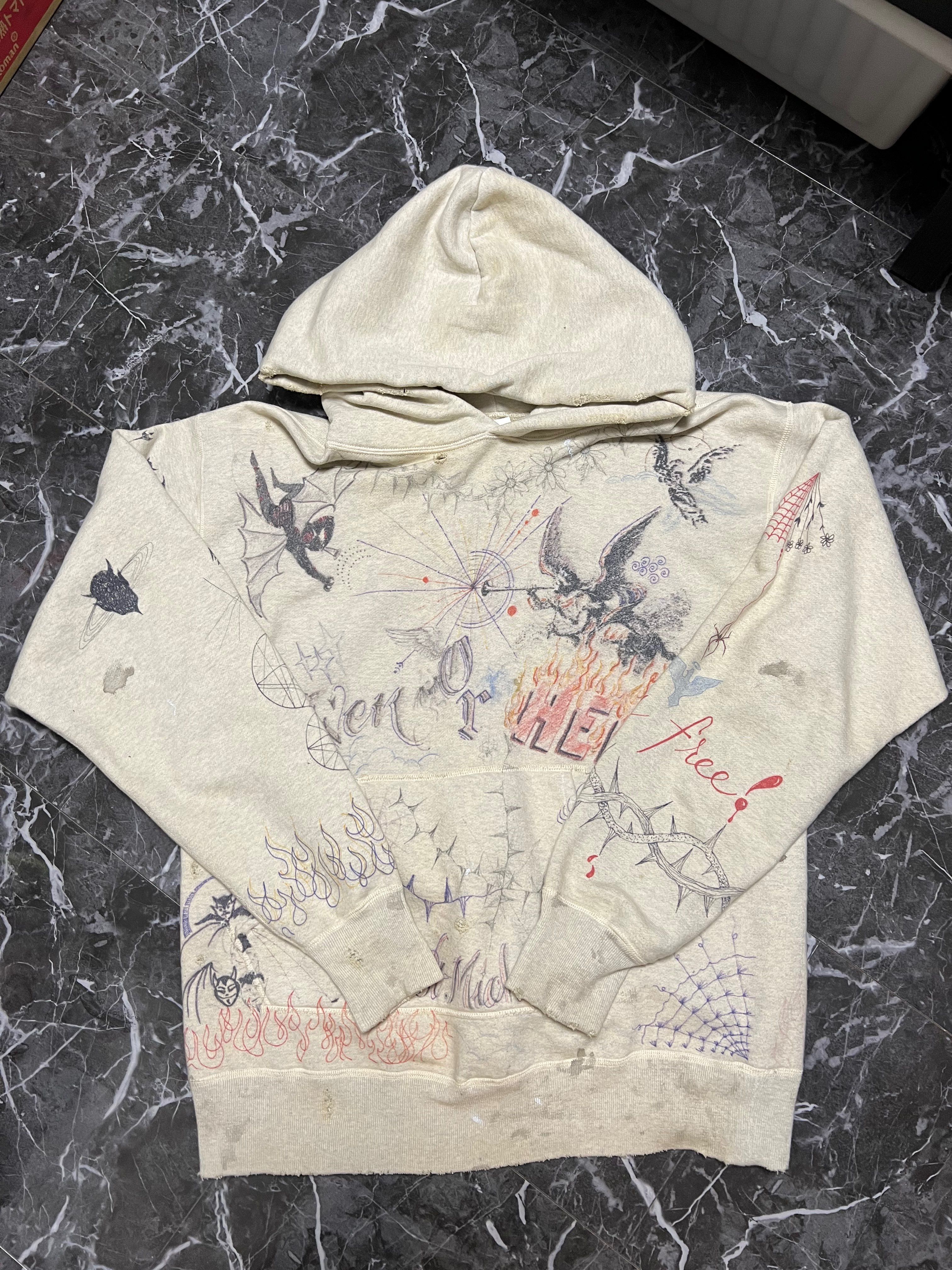 SAINT Mxxxxxx x Dr.Woo HOODIE "Grey"