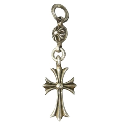 Chrome Hearts 1 Ball Tiny CH Cross Charm "Silver"