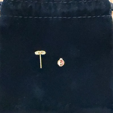 Chrome Hearts 22K No.2 CH Plus Diamond "Gold"