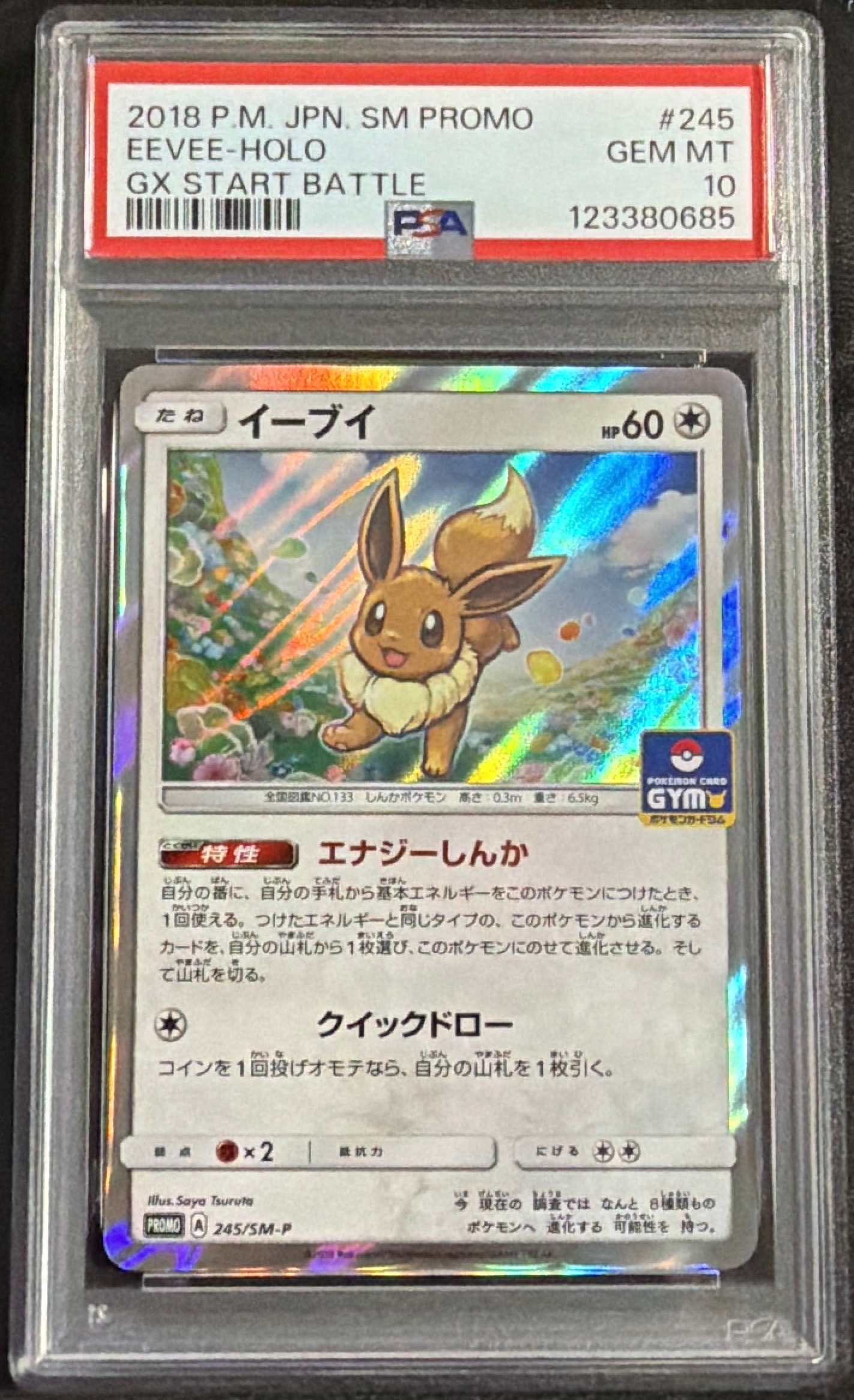 イーブイ P [SM-P 245](プロモーションカード「GXスタートバトル ~イーブイゲットだぜ~」)