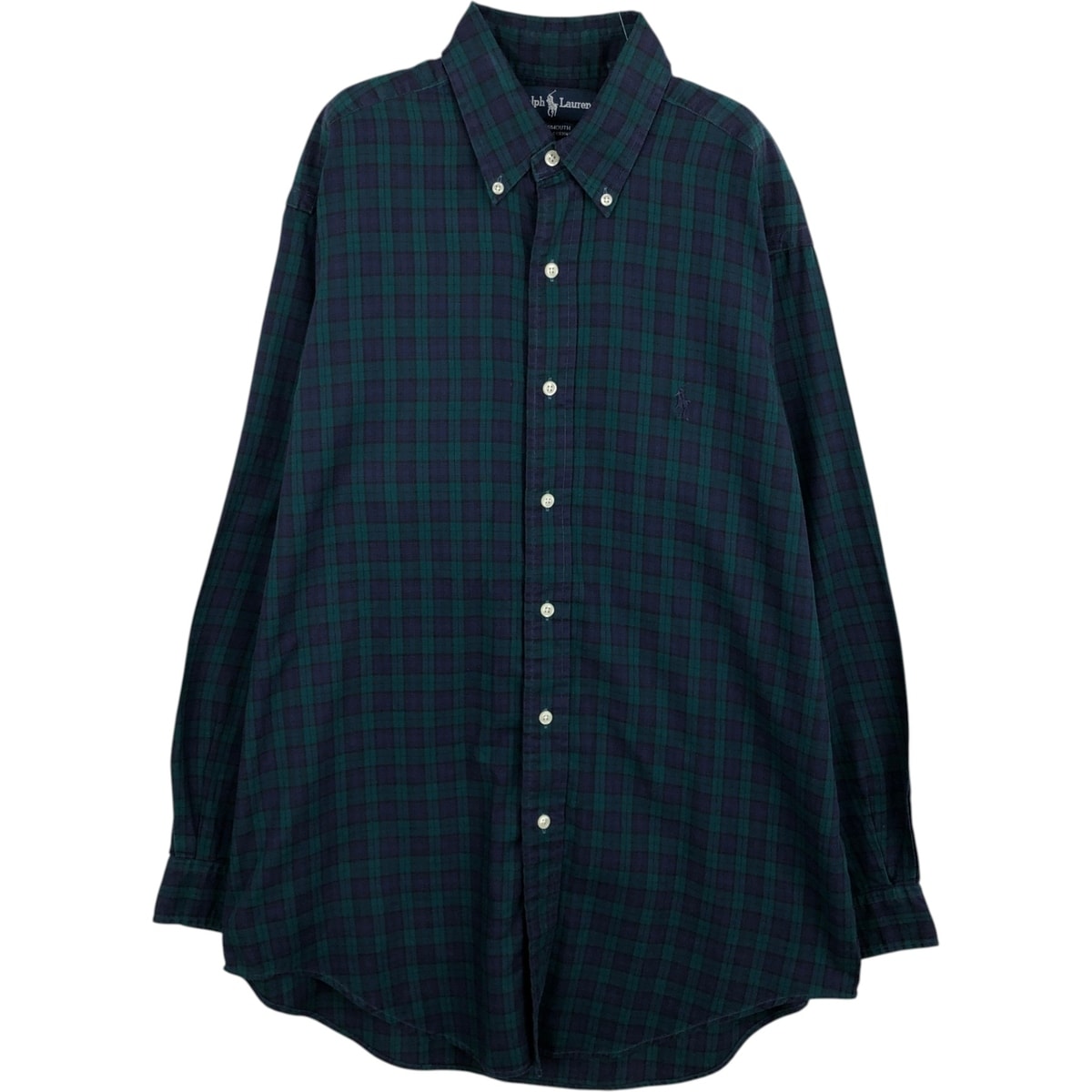 古着 ラルフローレン Ralph Lauren YARMOUTH チェック柄 長袖 ボタンダウンシャツ メンズM相当/eaa628726