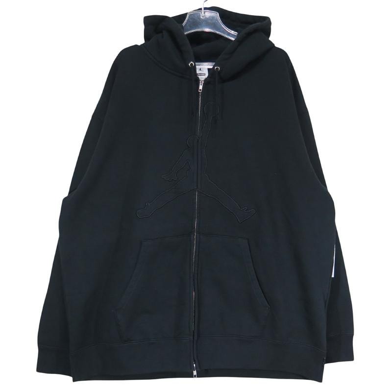 Supreme x Jordan Hooded Sweatshirt "Black"