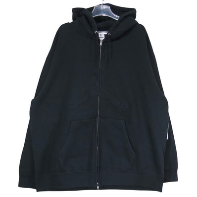 Supreme x Jordan Hooded Sweatshirt "Black"