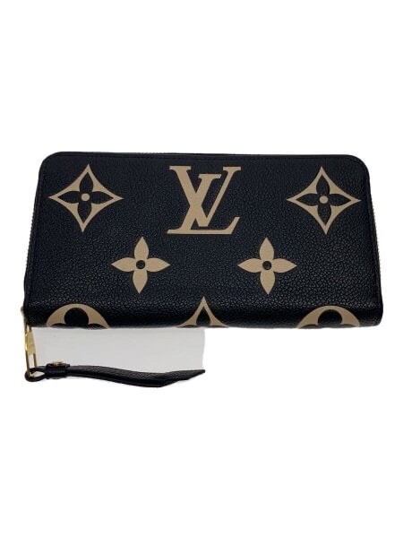Louis Vuitton Bi-Color Monogram Amplant Zippy Wallet "Black/Beige"