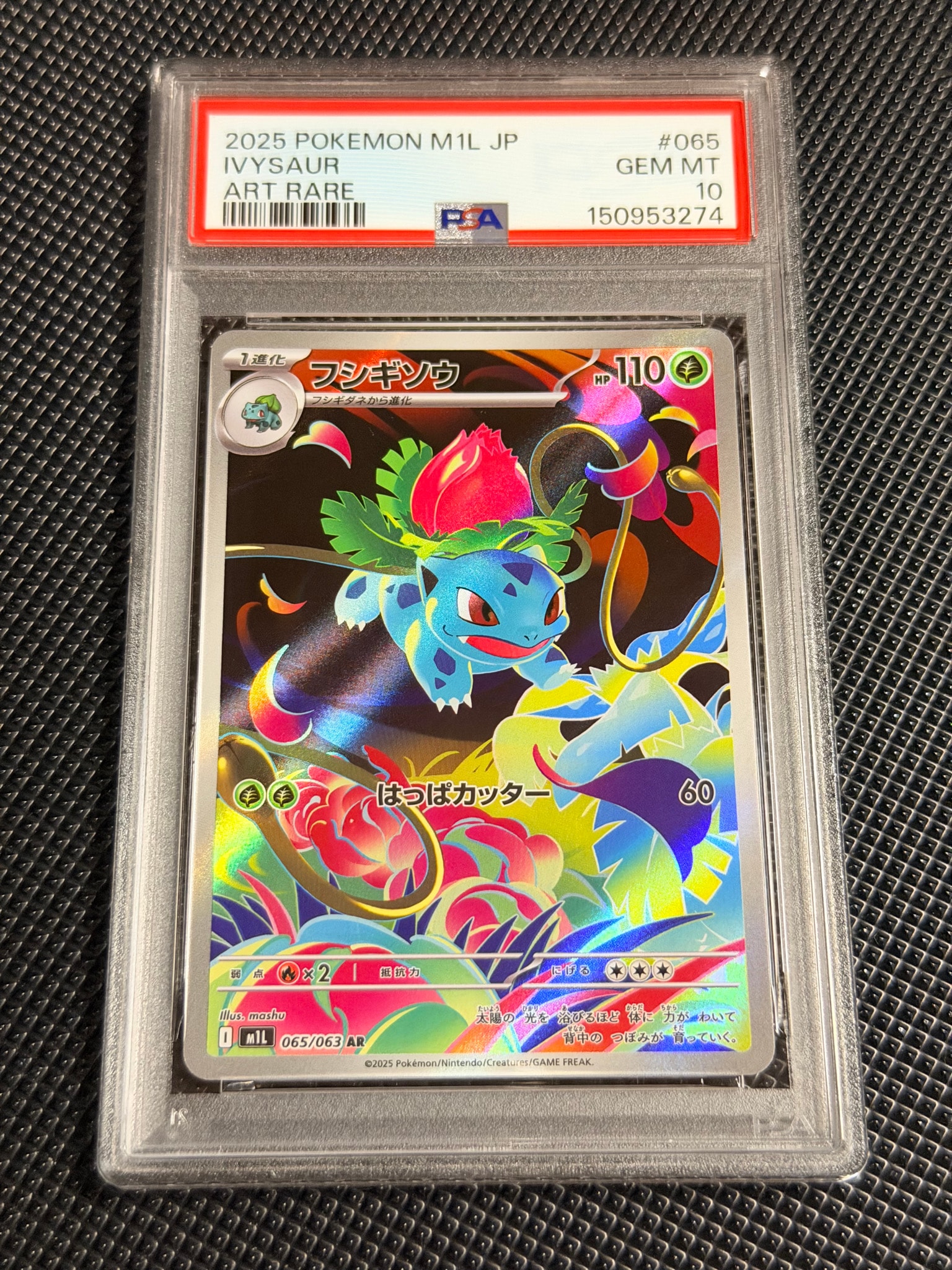 PSA10】フシギソウ AR [M1L 065/063](拡張パック「メガブレイブ」) 1枚