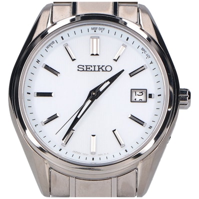 セイコー 【美品】SBTM337 7B72 Sシリーズ セイコーセレクション ソーラー電波