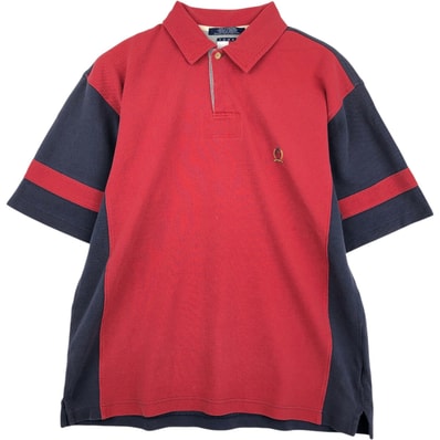 古着 90年代 トミーヒルフィガー TOMMY HILFIGER 半袖 ポロシャツ メンズM相当 ヴィンテージ/eaa643537