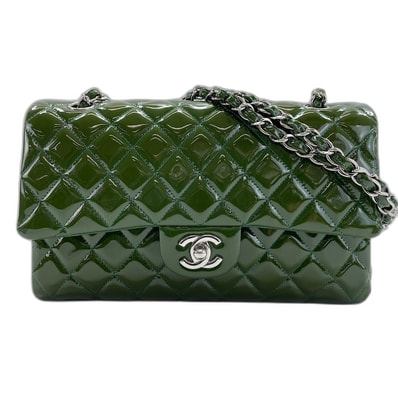 シャネル CHANEL マトラッセ 25 ショルダーバッグ エナメル【中古】