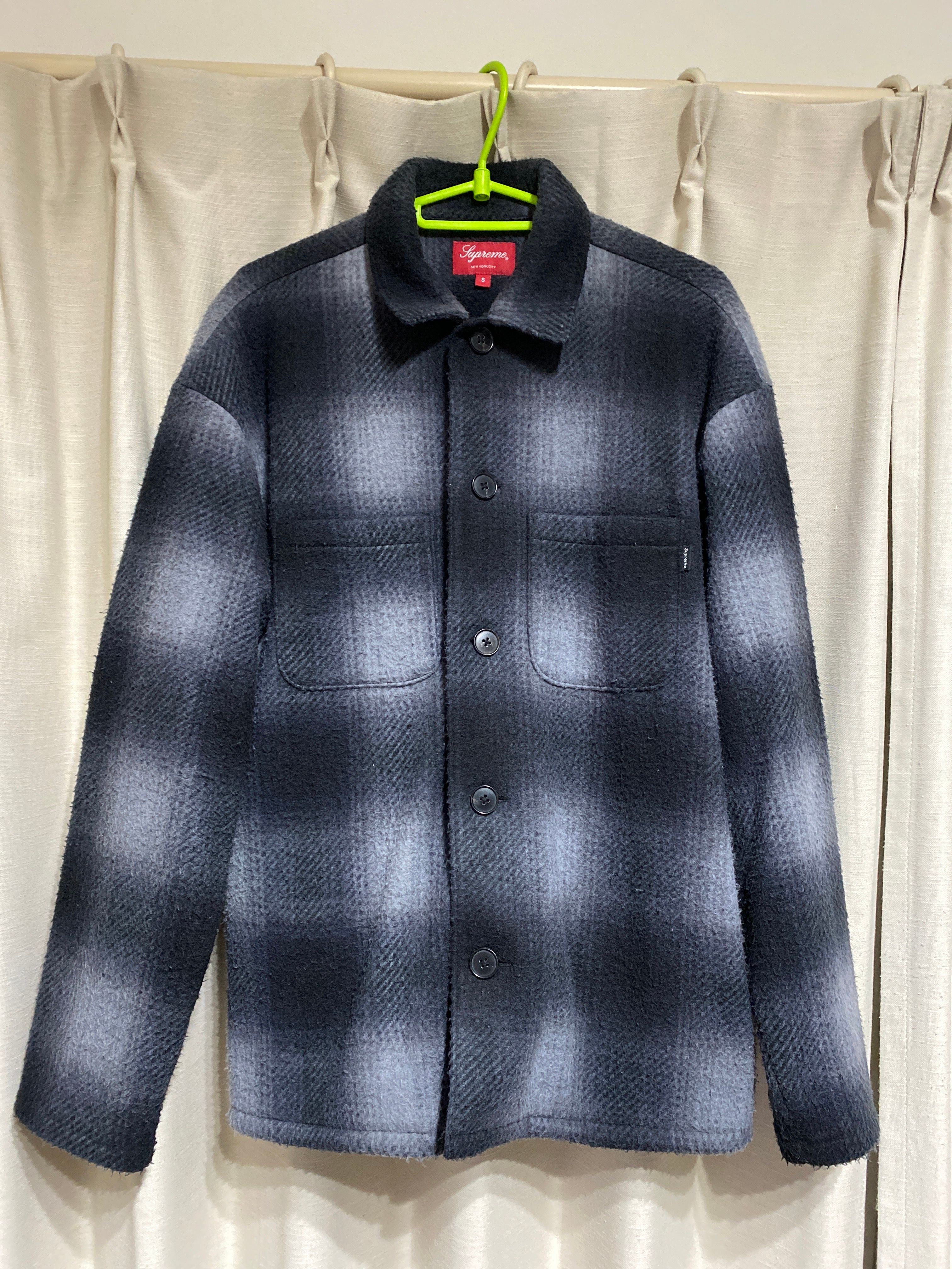Supreme Shadow Plaid Fleece Shirt "Black"