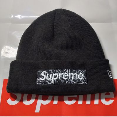 Supreme New Era® Box Logo Beanie "Black"
