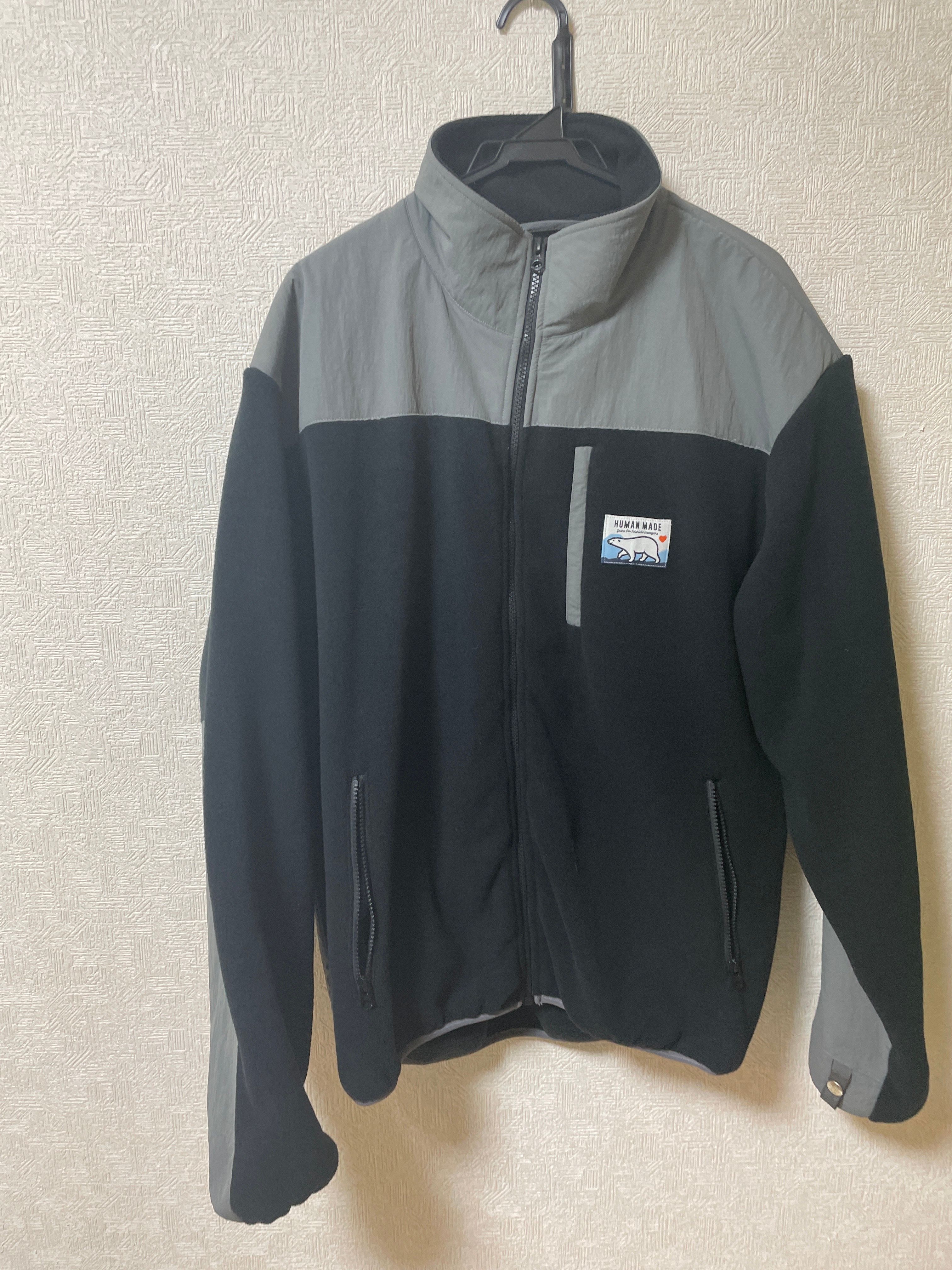 HUMAN MADE FLEECE JACKET "Black"