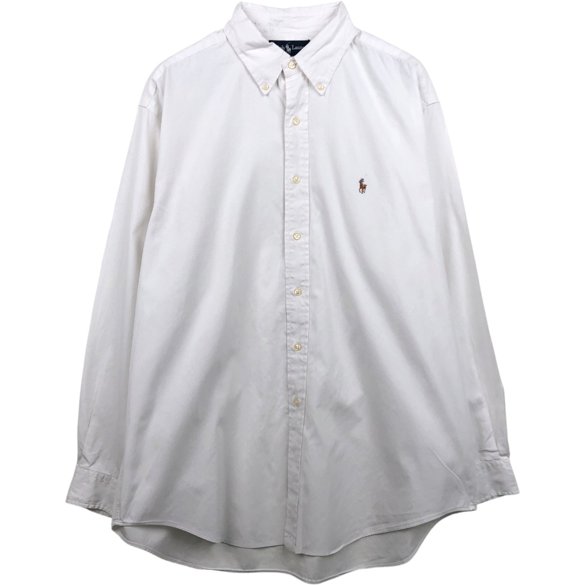 古着 ラルフローレン Ralph Lauren YARMOUTH 長袖 ボタンダウンシャツ メンズXL相当/eaa676944