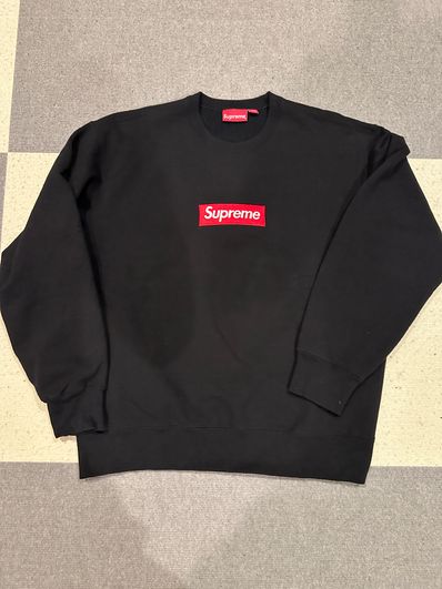 Supreme Box Logo Crewneck "Black" (22FW)