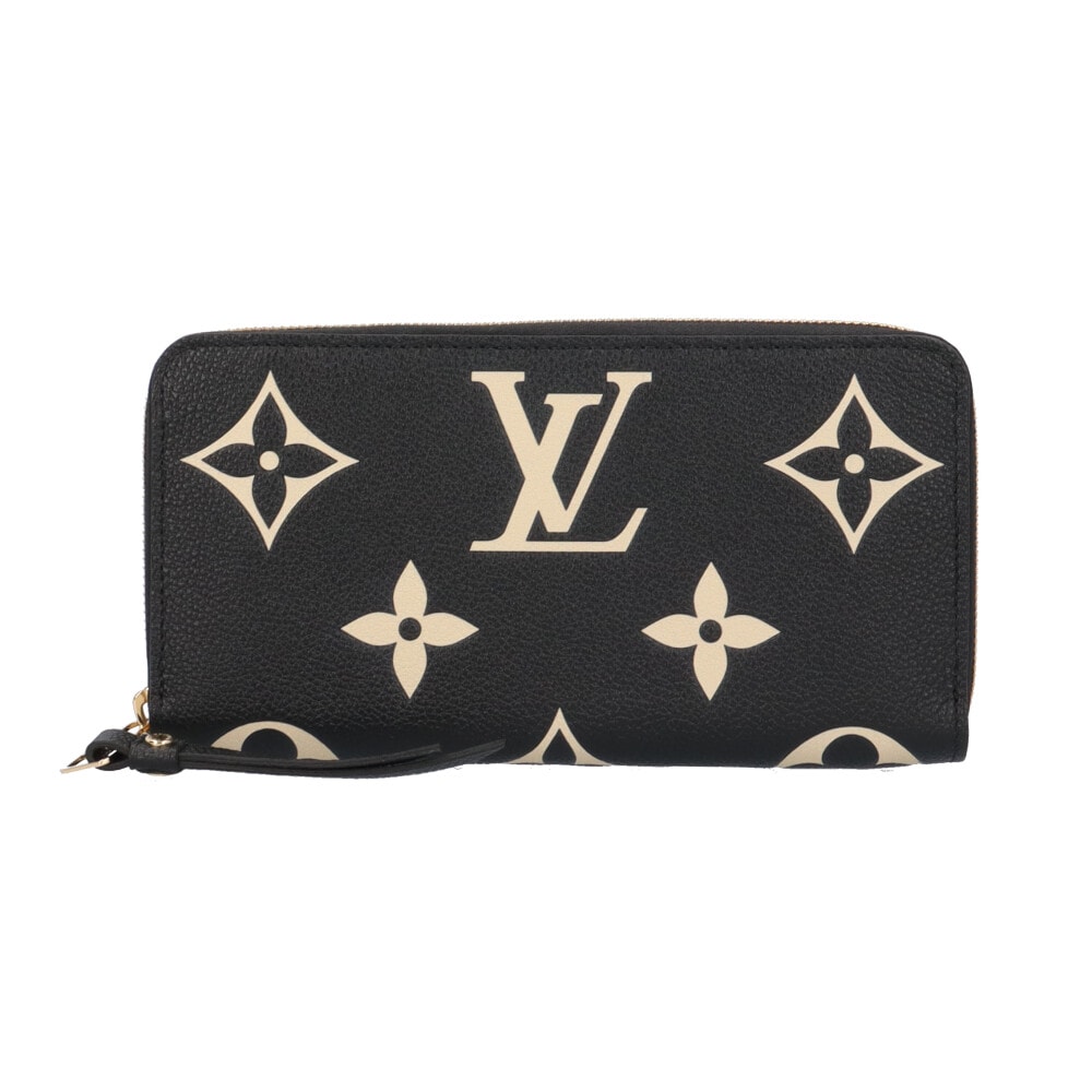 ルイヴィトン ジッピーウォレット バイカラーモノグラムアンプラント 長財布 M80481 レディース LOUIS VUITTON  中古