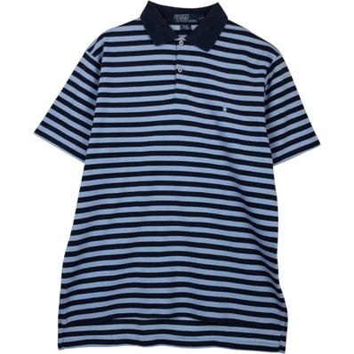 古着 ラルフローレン Ralph Lauren POLO by Ralph Lauren 半袖 ボーダー ポロシャツ メンズM相当/eaa622672