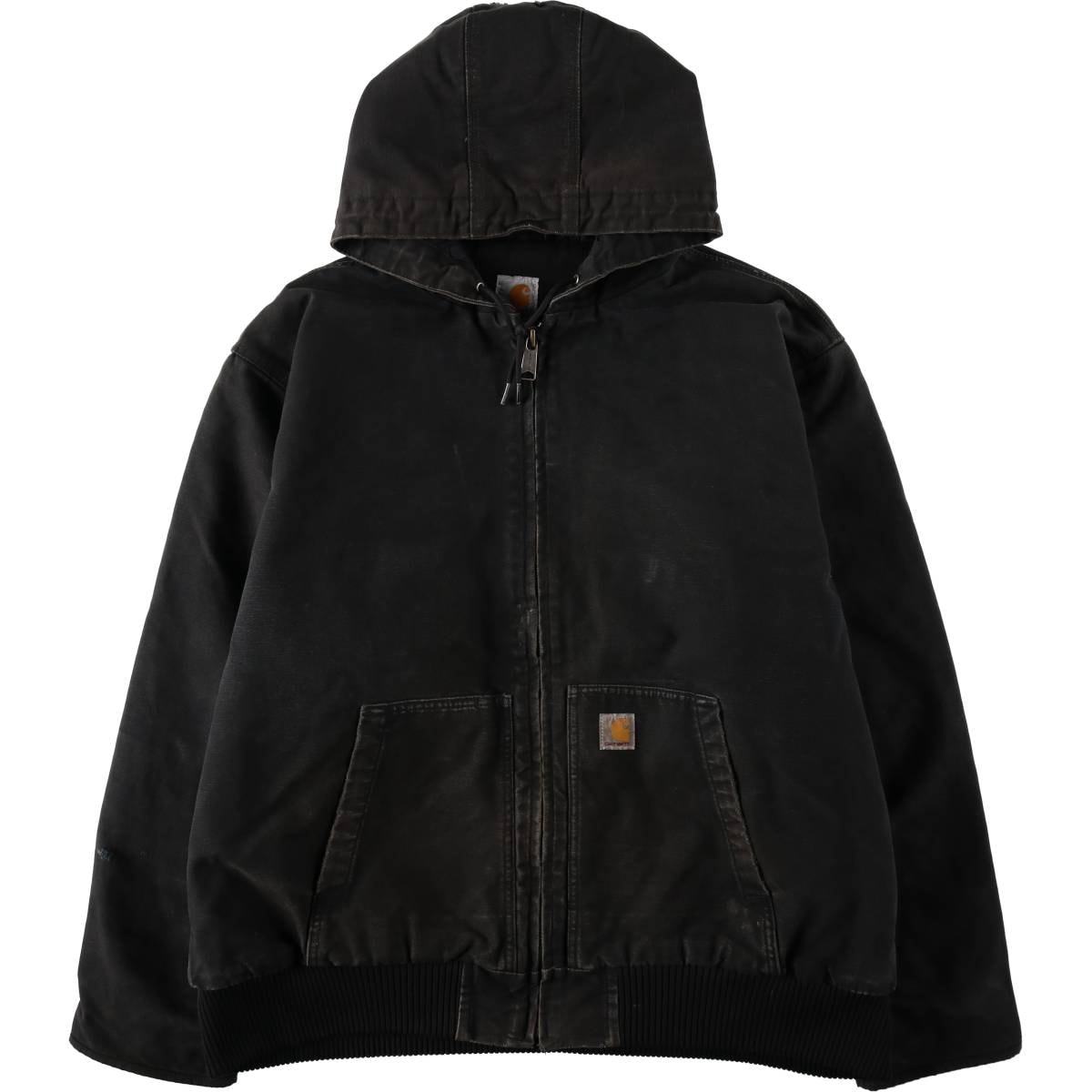 古着 カーハート Carhartt アクティブジャケット 中綿入り ダックフルジップパーカー メンズXXL相当/eaa636567