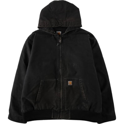 古着 カーハート Carhartt アクティブジャケット 中綿入り ダックフルジップパーカー メンズXXL相当/eaa636567