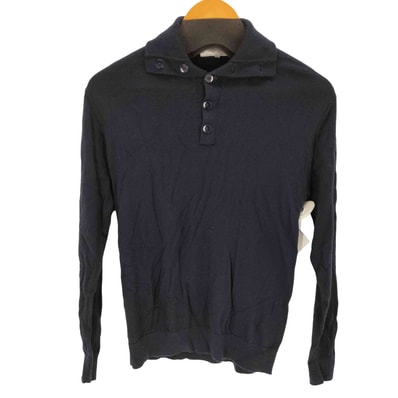 FOLL 22aw ウォッシャブルウール 2wayニットポロ【1140151941353】