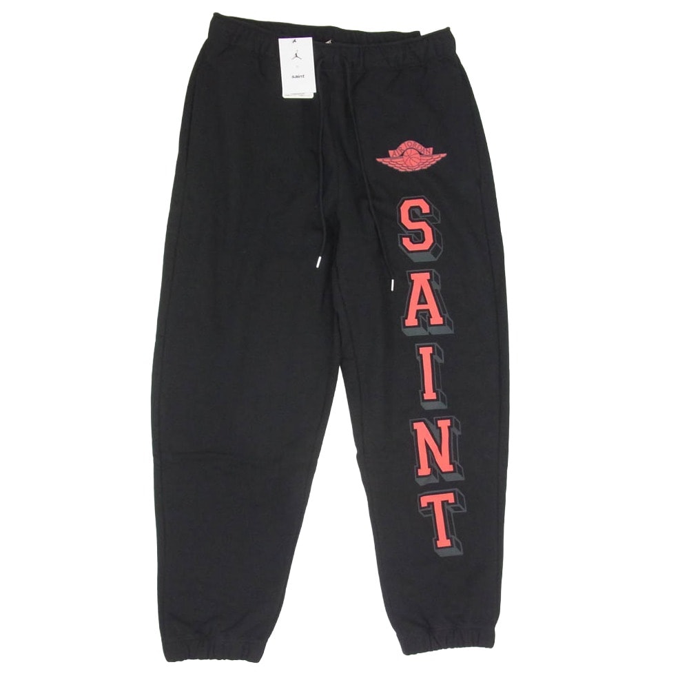 SAINT MICHAEL セントマイケル NIKE AIR JORDAN ナイキ ジョーダン 26SS SM-MK8-0000-J04 x ジョーダンブランド MJ SM FLC PANT スウェットパンツ ブラック系 M【極上美品】【中古】