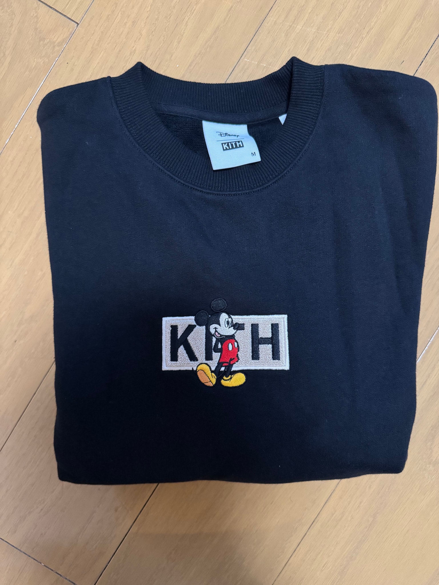 Kith x Disney Mickey & Friends Cyber Monday Mickey Classic Logo Crewneck "Black"