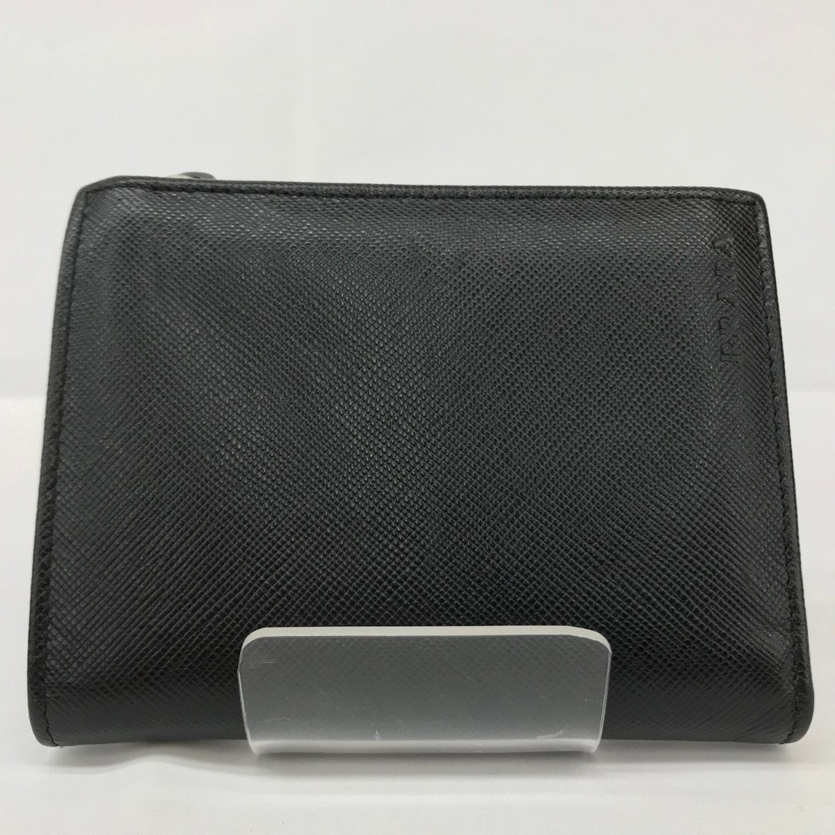 PRADA プラダ サフィアーノ 2つ折り財布 箱付 ブラック