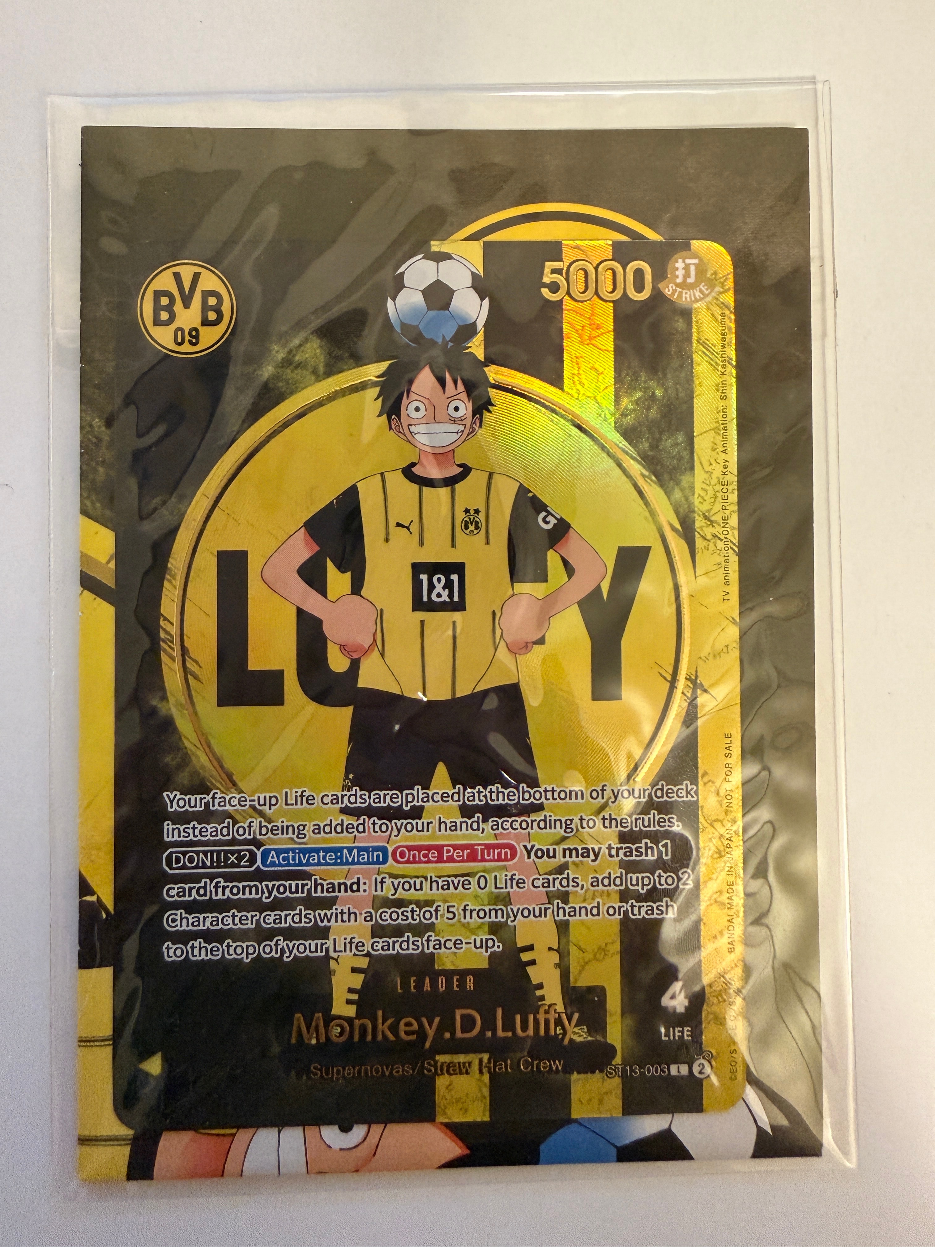 PSA10】モンキー・D・ルフィ L [ST13-003](プロモーションカード