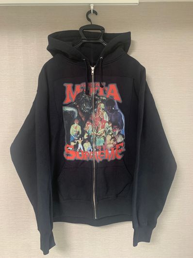 Supreme Muta Zip Up Hooded Sweatshirt "Black"