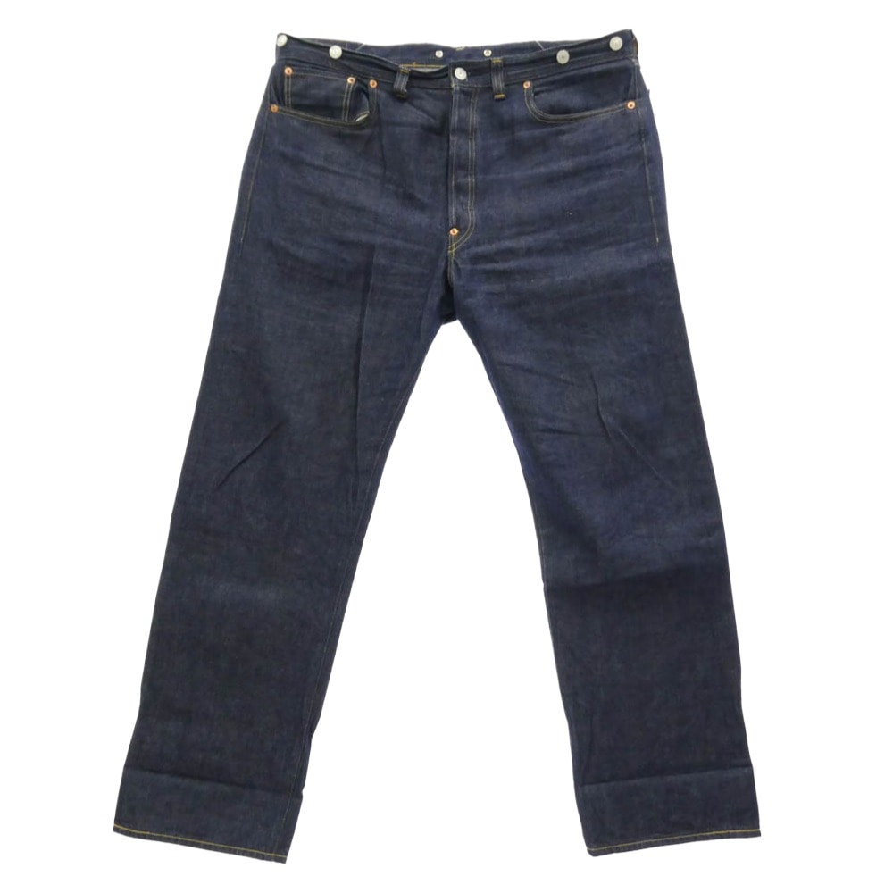 Levi's リーバイス デニムパンツ 33501-0049 LVC 501XX 1933 モデル 復刻 シンチバック サスペンダーボタン デニム パンツ ブルー系 W38L34【中古】