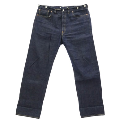 Levi's リーバイス デニムパンツ 33501-0049 LVC 501XX 1933 モデル 復刻 シンチバック サスペンダーボタン デニム パンツ ブルー系 W38L34【中古】
