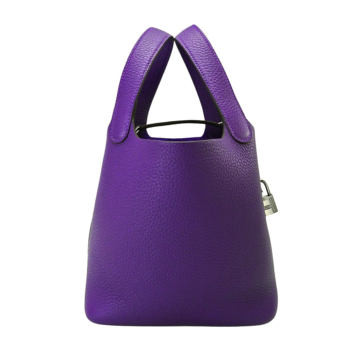 HERMES エルメス ハンドバッグ ピコタンロック 18 PM パープル トリヨンクレマンス シルバー金具 G刻印 新品未使用