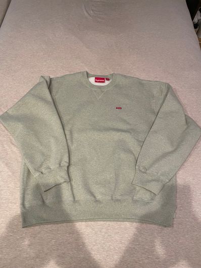 Supreme Small Box Crewneck "Heather Mint" (23FW)