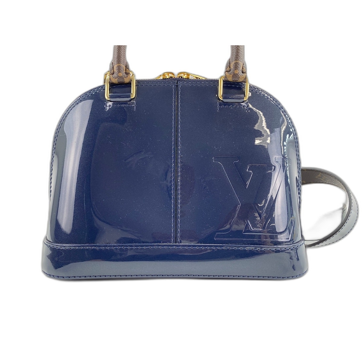 ヴィトン LV アルマ ハンドバッグ パテントレザー【中古】