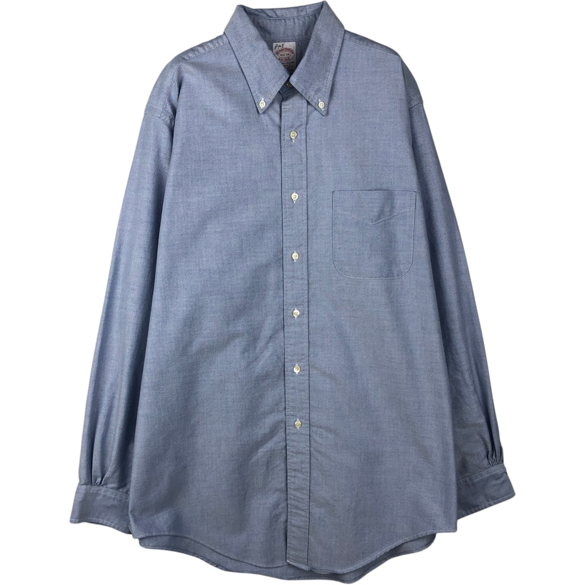 古着 80~90年代 ブルックスブラザーズ Brooks Brothers Est.1818 長袖 ボタンダウンシャツ USA製 メンズL相当 ヴィンテージ/eaa642838