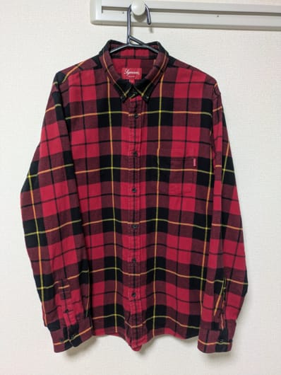 Supreme Tartan L/S Flannel Shirt "Red"