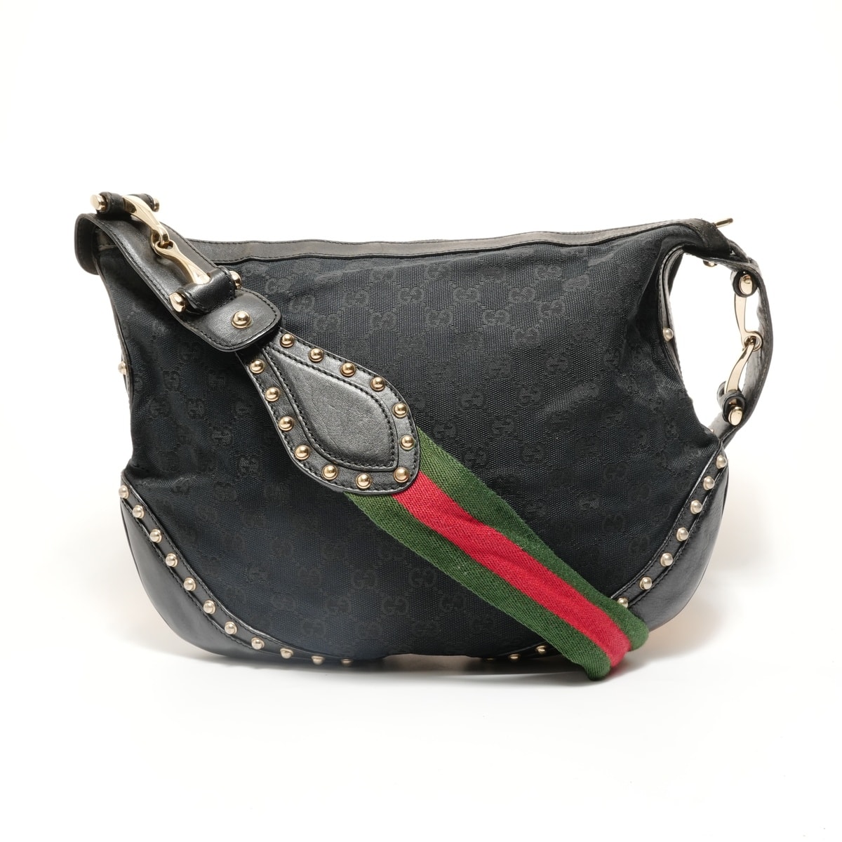 グッチ GUCCI GGキャンバス シェリーライン ショルダーバッグ【中古】