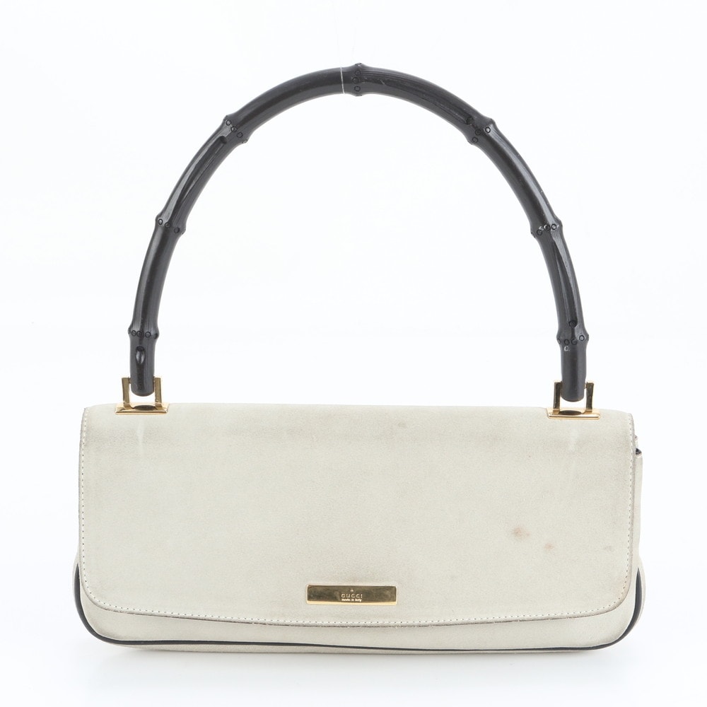 ■美品 グッチ バンブー 001-4047 ショルダーバッグ レザー