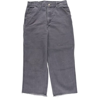 古着 カーハート Carhartt Original Dungaree Fit カットオフ ダックペインターパンツ メンズw33相当/eaa610194