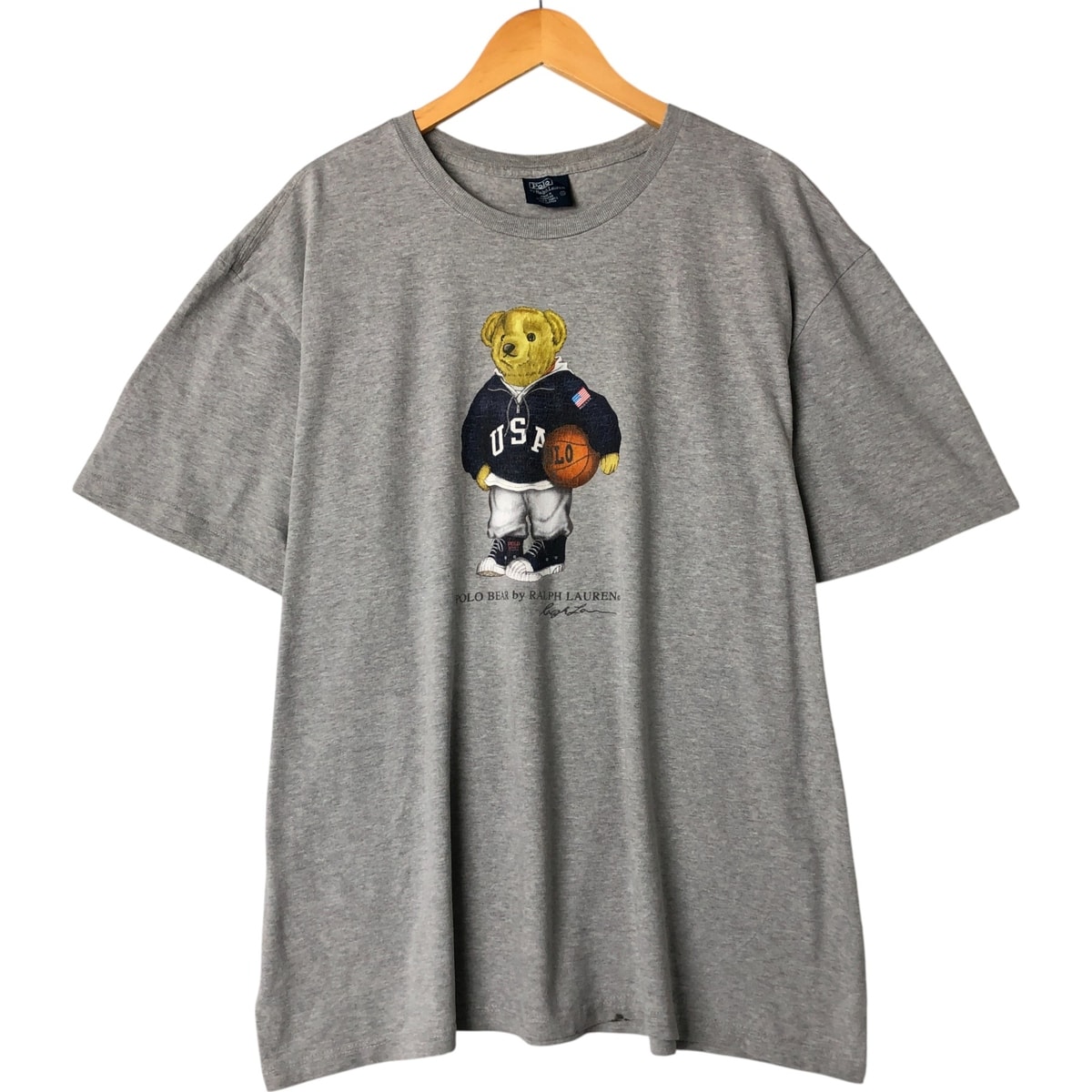 古着 ラルフローレン Ralph Lauren POLO by Ralph Lauren ポロベア 半袖 プリントTシャツ メンズXL相当/eaa559967