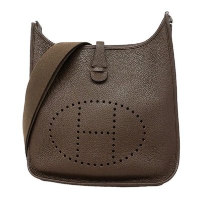 ★SALE【6kb1541】エルメス ショルダーバッグ エヴリン3PM トリヨンクレマンス ハバナ シルバー金具 □M刻印【中古】レディース